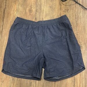 Rhone Men's Navy Blue Athletic Shorts L